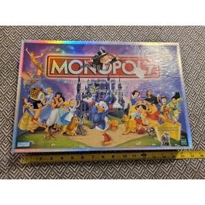 The Disney Edition 2001 MONOPOLY Board Game Hasbro Parker Brothers Complete
